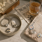 18mm Interchangeable Snap Button Charms, Regional Outline Pattern Zinc Alloy DIY Jewelry Accessories