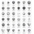 18mm Vintage Silver Story Charms | Interchangeable Jewelry Collection