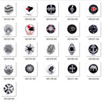 18mm Black Rhinestone Snap Charm | Interchangeable Charm for Bracelet & Necklace