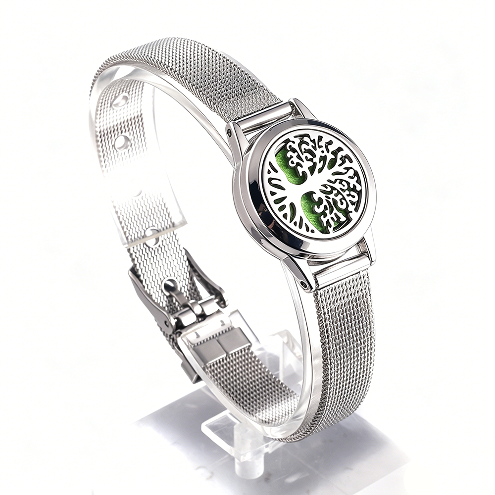 Aromatherapy Diffuser Bracelet | Essential Oil Scent Bracelet with Replaceable Color Pads