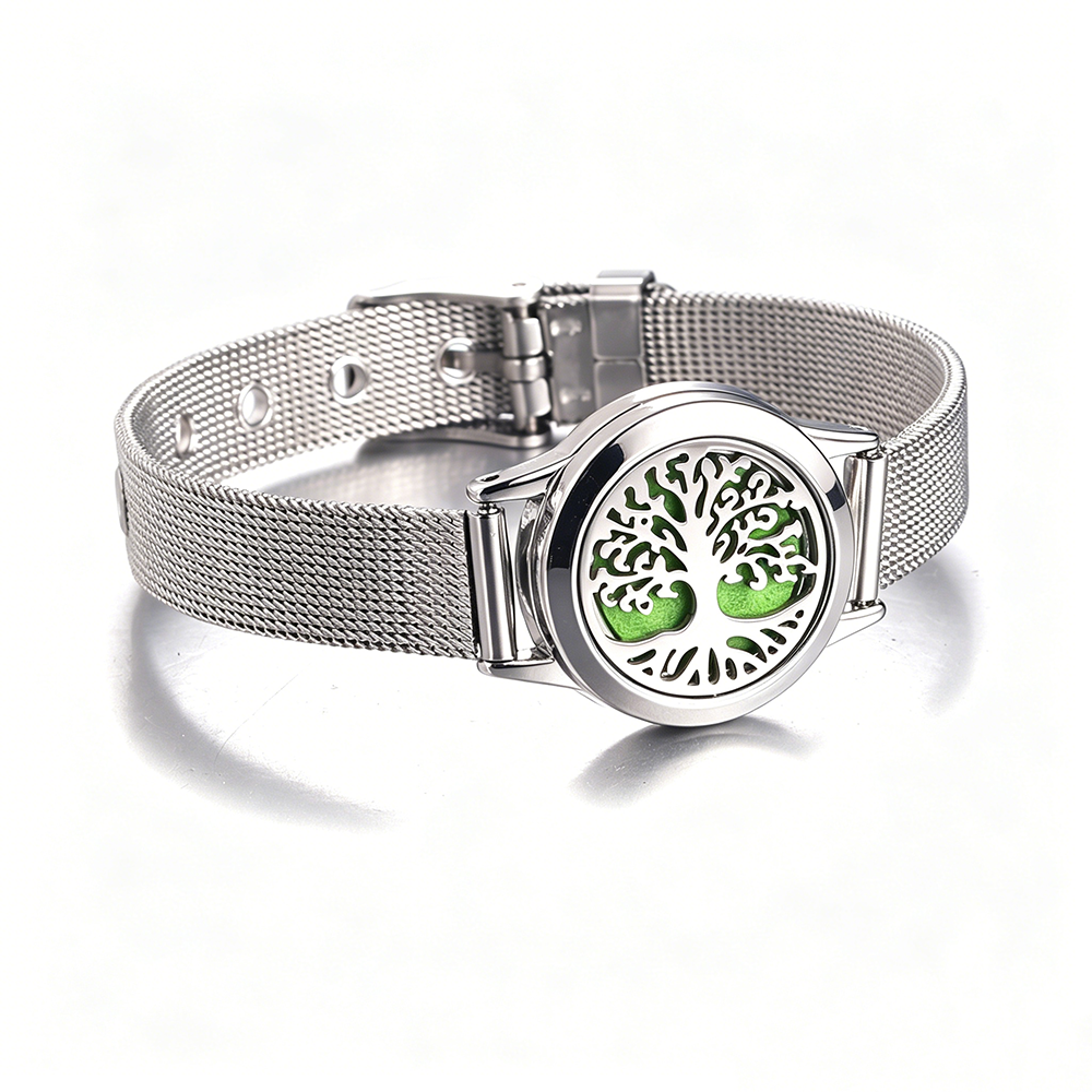 Aromatherapy Diffuser Bracelet | Essential Oil Scent Bracelet with Replaceable Color Pads