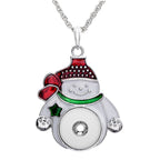 18mm Snap snowman Christmas Necklace | Your Little Christmas Story