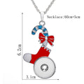 18mm Snap Charm Christmas Stocking Necklace | Your Little Christmas Story