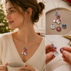 18mm Snap Charm Christmas Stocking Necklace | Your Little Christmas Story