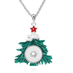18mm Snap Charm Christmas Tree Necklace | Your Little Christmas Wish