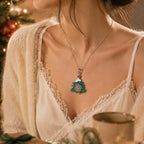 18mm Snap Charm Christmas Tree Necklace | Your Little Christmas Wish