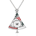 18mm Snap Charm Christmas Tree Necklace | A Sparkle of Holiday Magic