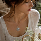 18mm Floral Interchangeable Snap Charm Necklace