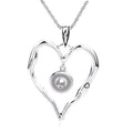 18mm Heart Frame Snap Charm | Interchangeable Necklace