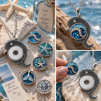 18mm Dolphin Snap Charm | Interchangeable Necklace Pendant