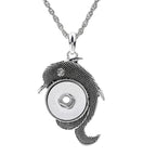 18mm Dolphin Snap Charm | Interchangeable Necklace Pendant
