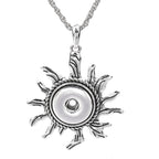 18mm Sunburst Snap Charm | Interchangeable Jewelry Pendant