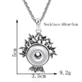 18mm Botanical Branch Snap Charm | Interchangeable Jewelry Pendant