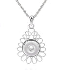 18mm Teardrop Petal Snap Charm | Interchangeable Flower Necklace
