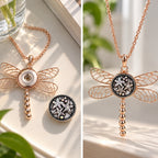 18mm Dragonfly Dangle Snap Charm | Interchangeable Necklace Charm