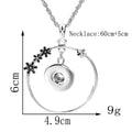 18mm Floral Halo Snap Charm | DIY Interchangeable Jewelry