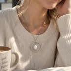 18mm Floating Circle Snap Charm | Interchangeable Pendant