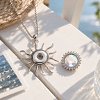 18mm Radiant Sun Snap Charm | Interchangeable Pendant
