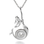 18mm Mermaid Snap Charm | Interchangeable Ocean Jewelry