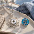 18mm Ornate Bloom Snap Charm | Interchangeable Jewelry