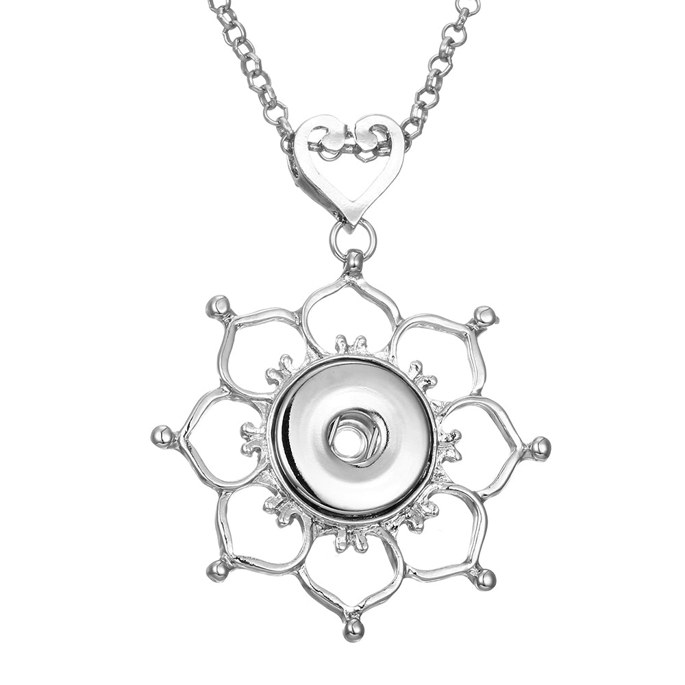 18mm Ornate Bloom Snap Charm | Interchangeable Jewelry