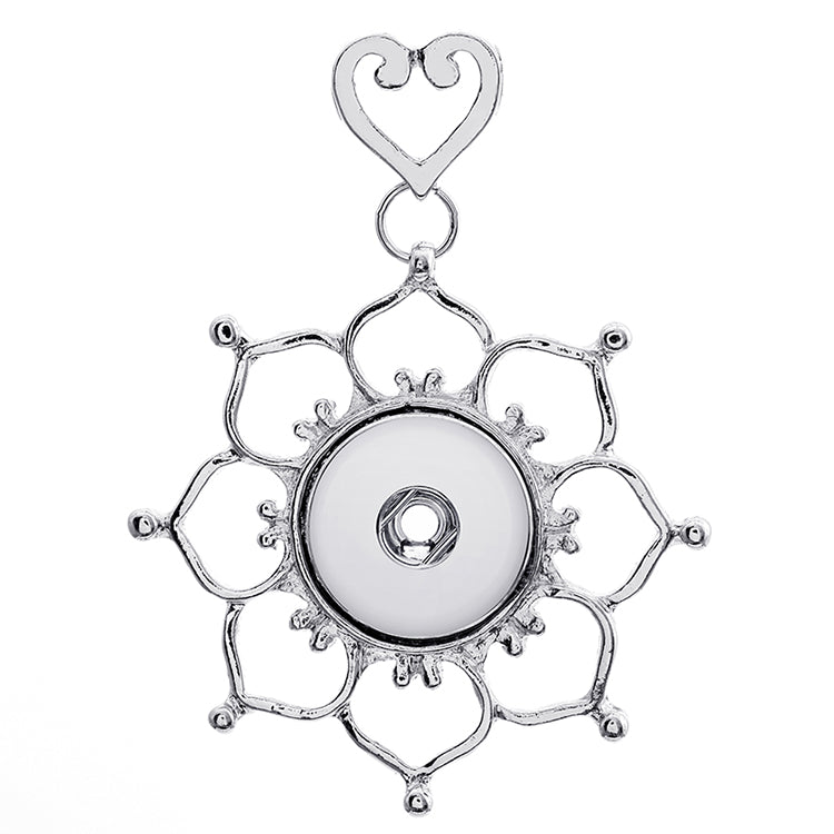 18mm Ornate Bloom Snap Charm | Interchangeable Jewelry