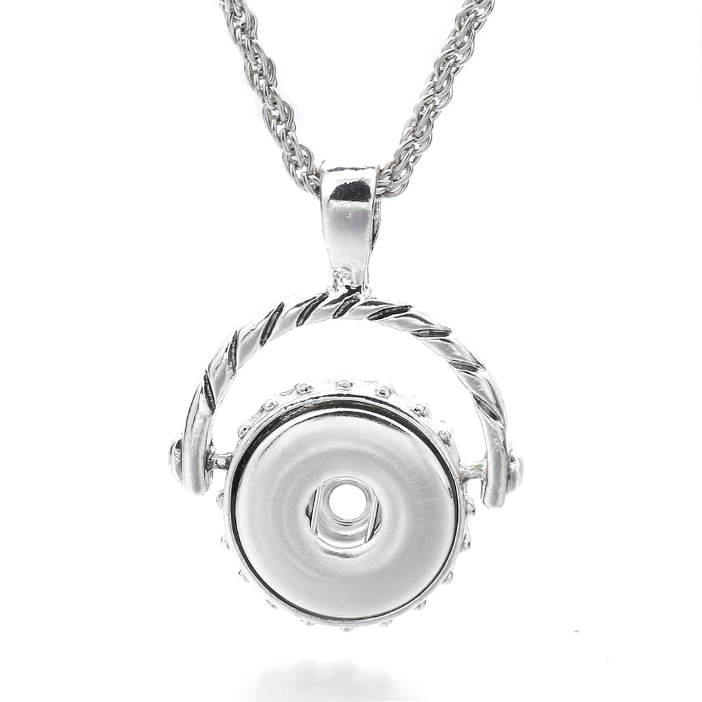 18mm Half-Round Interchangeable Snap Charm