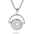 18mm Half-Round Interchangeable Snap Charm