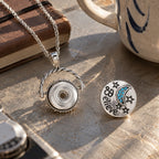 18mm Half-Round Interchangeable Snap Charm