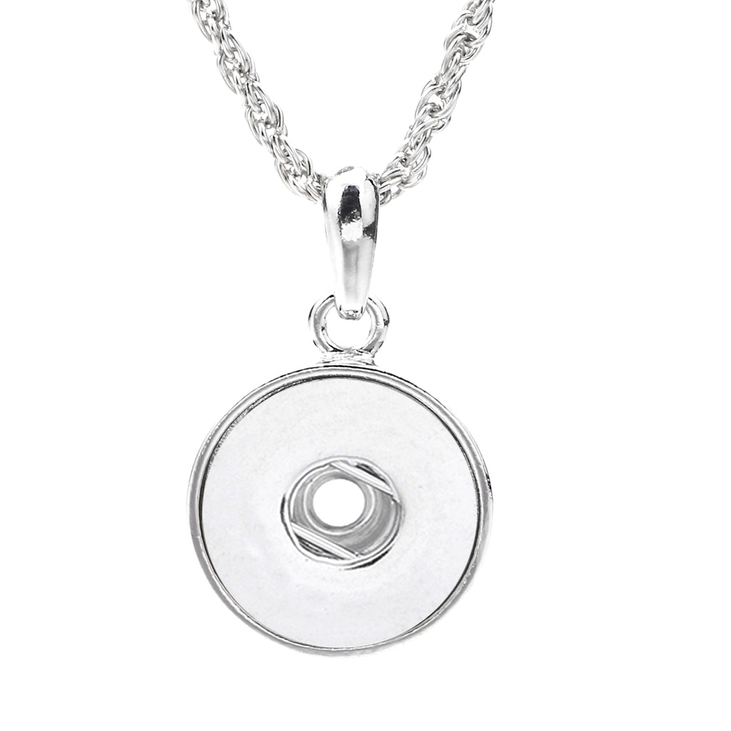18mm Classic Round Interchangeable Snap Necklace