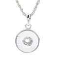 18mm Classic Round Interchangeable Snap Necklace