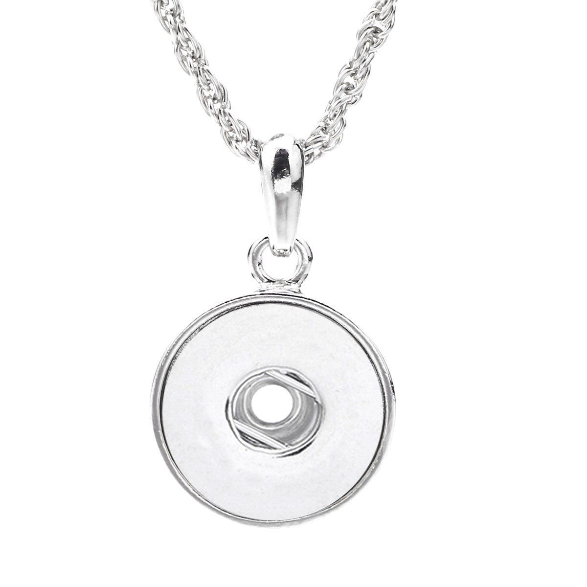 18mm Classic Round Interchangeable Snap Necklace