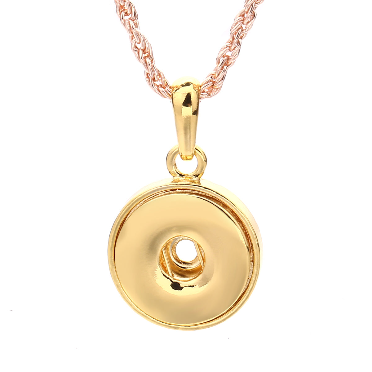 18mm Classic Round Interchangeable Snap Necklace