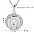 18mm Braided Ring Snap Charm | Interchangeable Woven Pendant