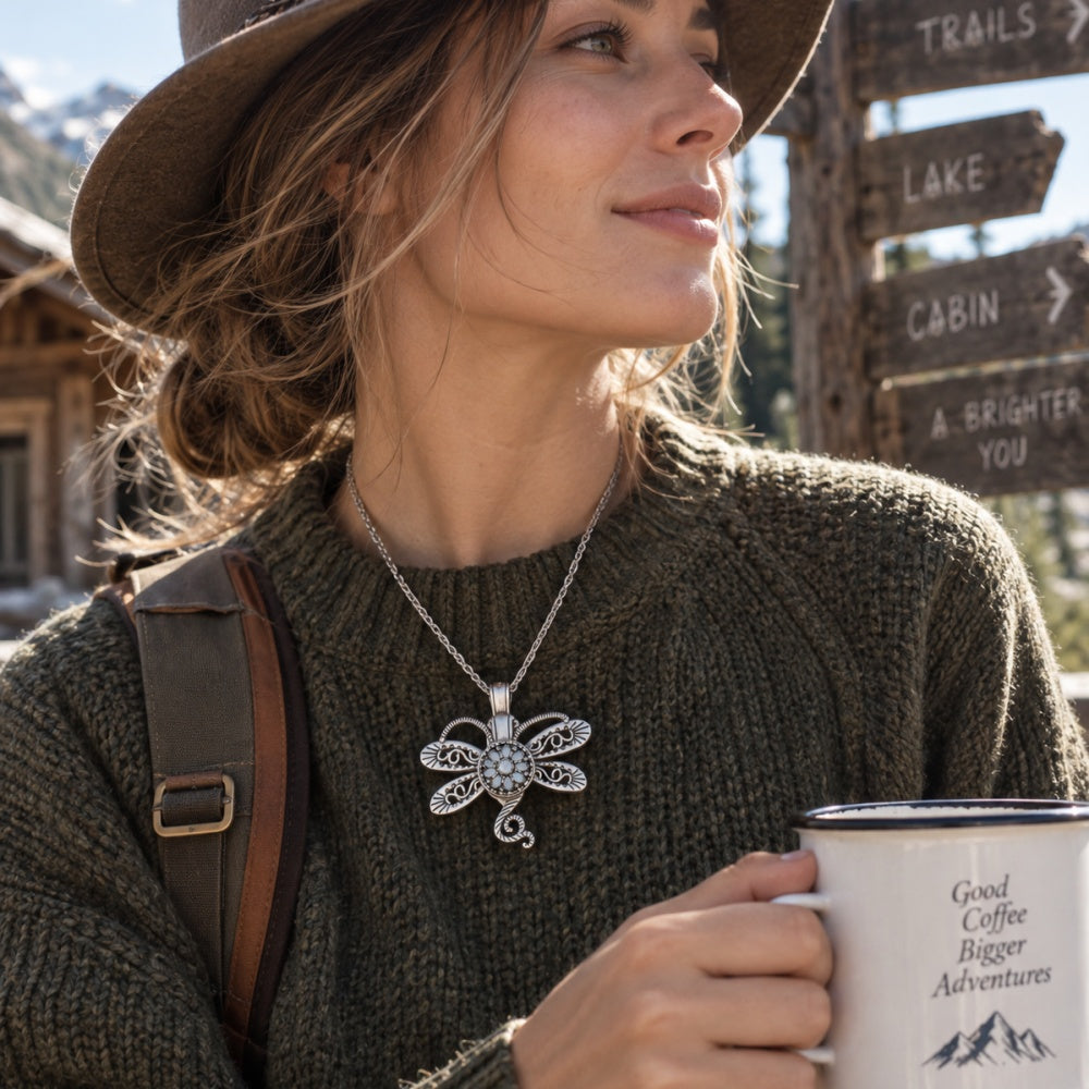 18mm Vintage Moth Snap Charm | Interchangeable Jewelry