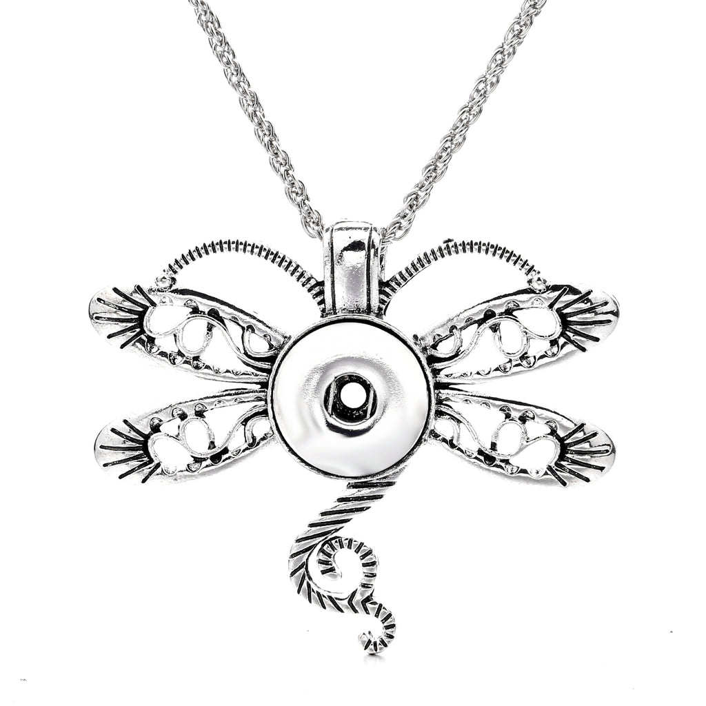 18mm Vintage Moth Snap Charm | Interchangeable Jewelry