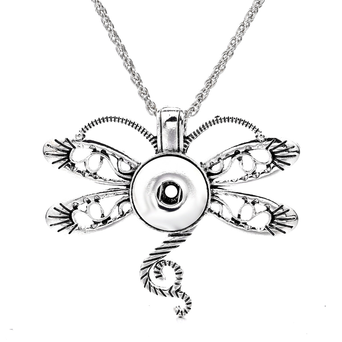 18mm Vintage Moth Snap Charm | Interchangeable Jewelry