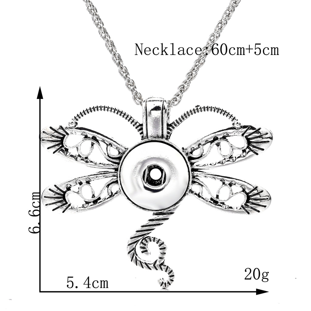 18mm Vintage Moth Snap Charm | Interchangeable Jewelry