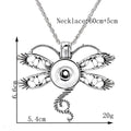 18mm Vintage Moth Snap Charm | Interchangeable Jewelry
