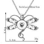 18mm Vintage Moth Snap Charm | Interchangeable Jewelry