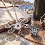 18mm Vintage Moth Snap Charm | Interchangeable Jewelry