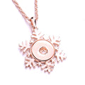 18mm Snowflake Snap Charm | Interchangeable Winter Jewelry