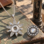 18mm Rhinestone Sunburst Snap Charm