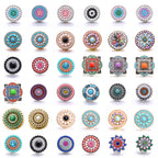 18mm Interchangeable Snap Button Charms, Sparkling Rhinestone Inlaid DIY Accessories