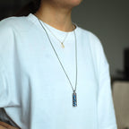 Perfume Diffuser Necklace | 316L Stainless Steel Aromatherapy Pendant with Refillable Scent Pad