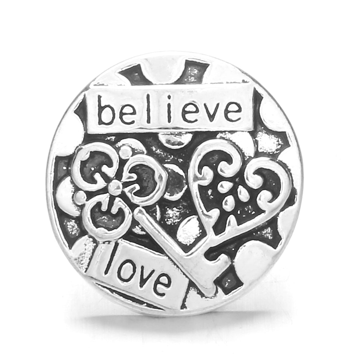 18mm Vintage Silver Story Charms | Interchangeable Jewelry Collection