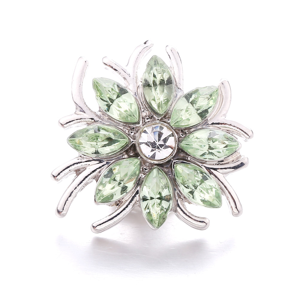 18mm Forest Green Snap Charm | Interchangeable Jewelry Charm