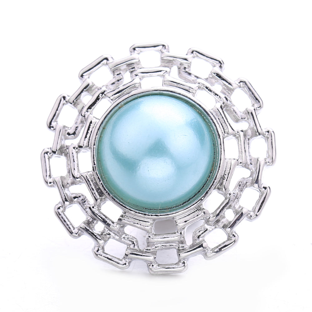 18mm Interchangeable Snap Button Charms, Sparkling Rhinestone Inlaid DIY Accessories
