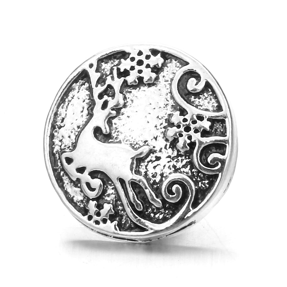 18mm Vintage Silver Story Charms | Interchangeable Jewelry Collection