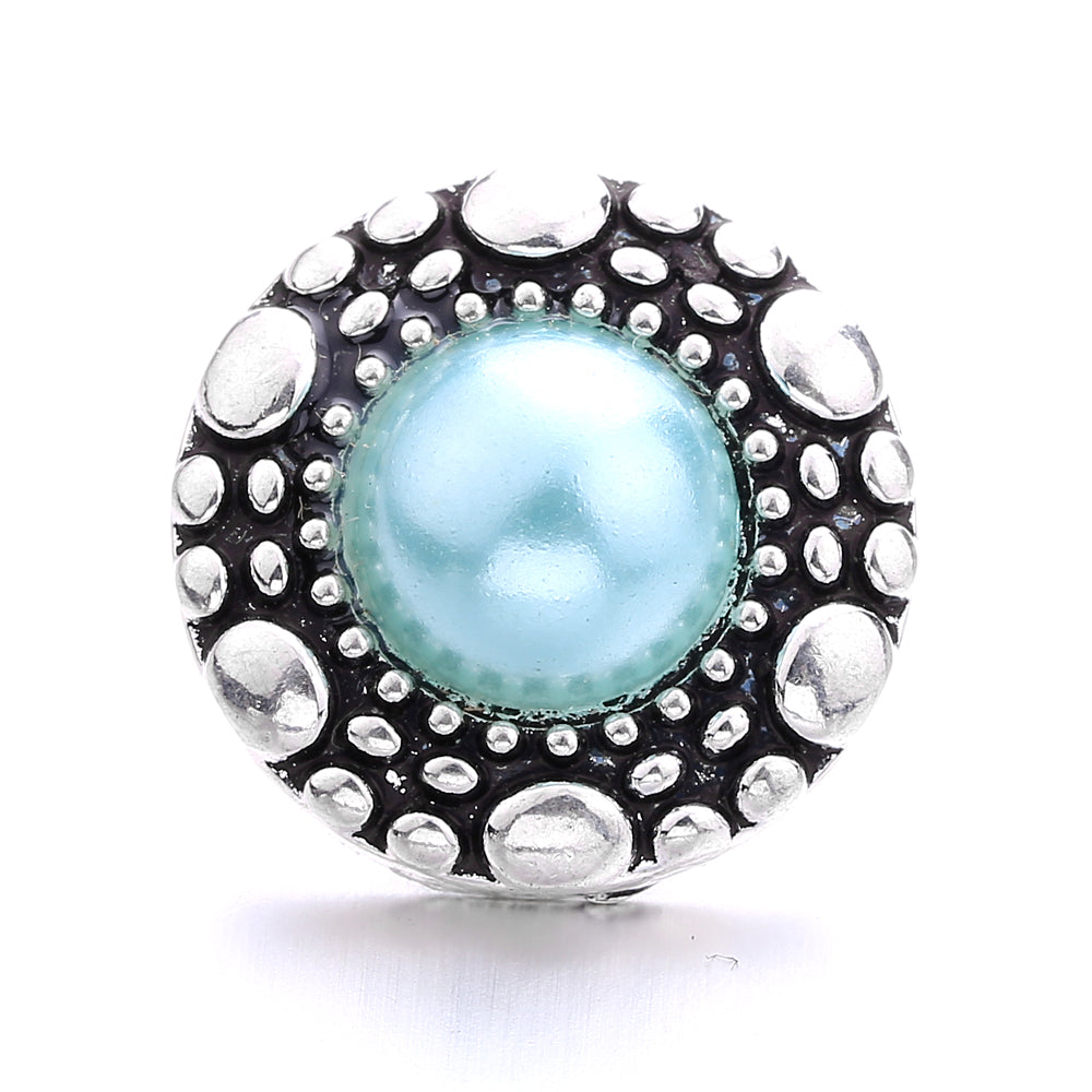 18mm Interchangeable Snap Button Charms, Sparkling Rhinestone Inlaid DIY Accessories
